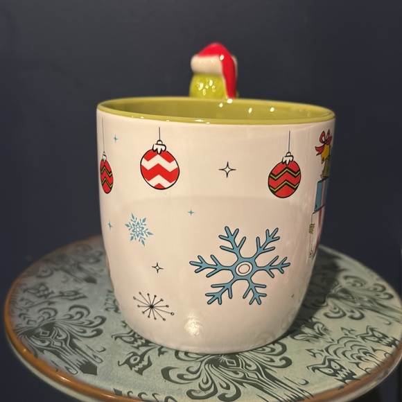 NWOT The Grinch coffee mug with stir stick - Picture 2 of 4